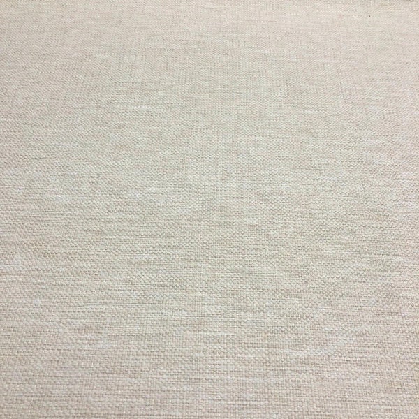 Sampson Ivory White Chenille Performance Upholstery Fabric by the yard Sofa