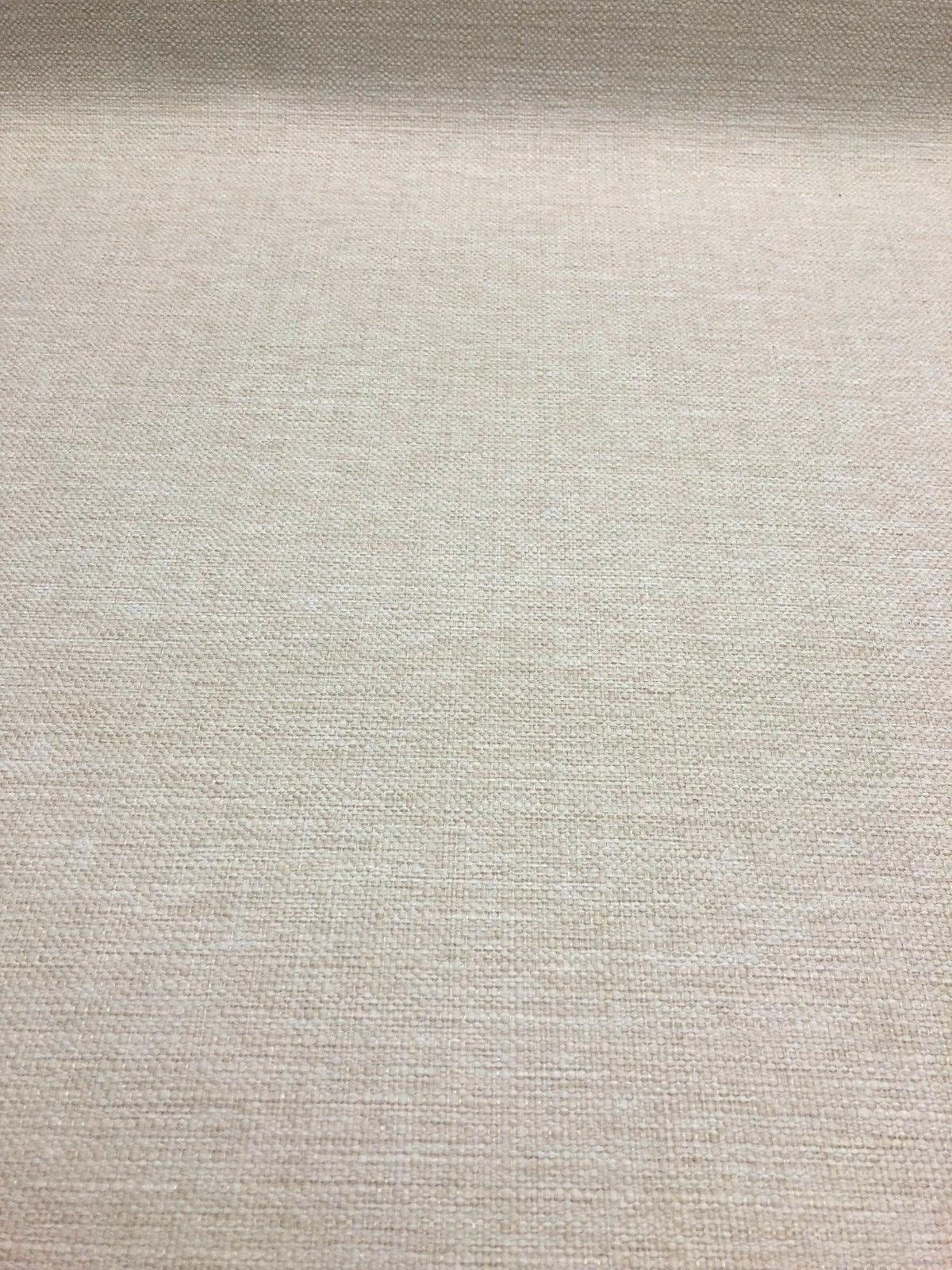 White Ivory White Solid Chenille Texture Upholstery Fabric by The Yard