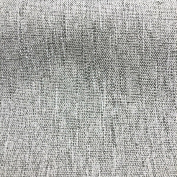 Tecido para estofamento de chenille macio de tweed branco cinza pedra-pomes Avenger por quintal