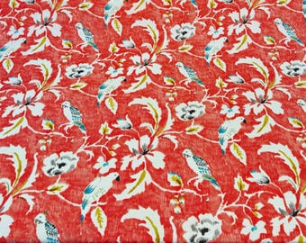 Waverly Forest View Mandarin Birds Drapery Upholstery Fabric By The Yard