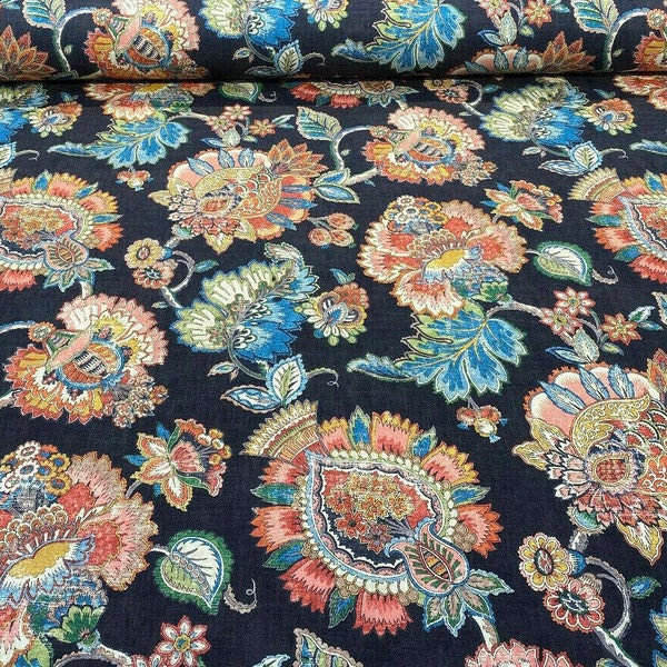 Jacobean Fabric Etsy
