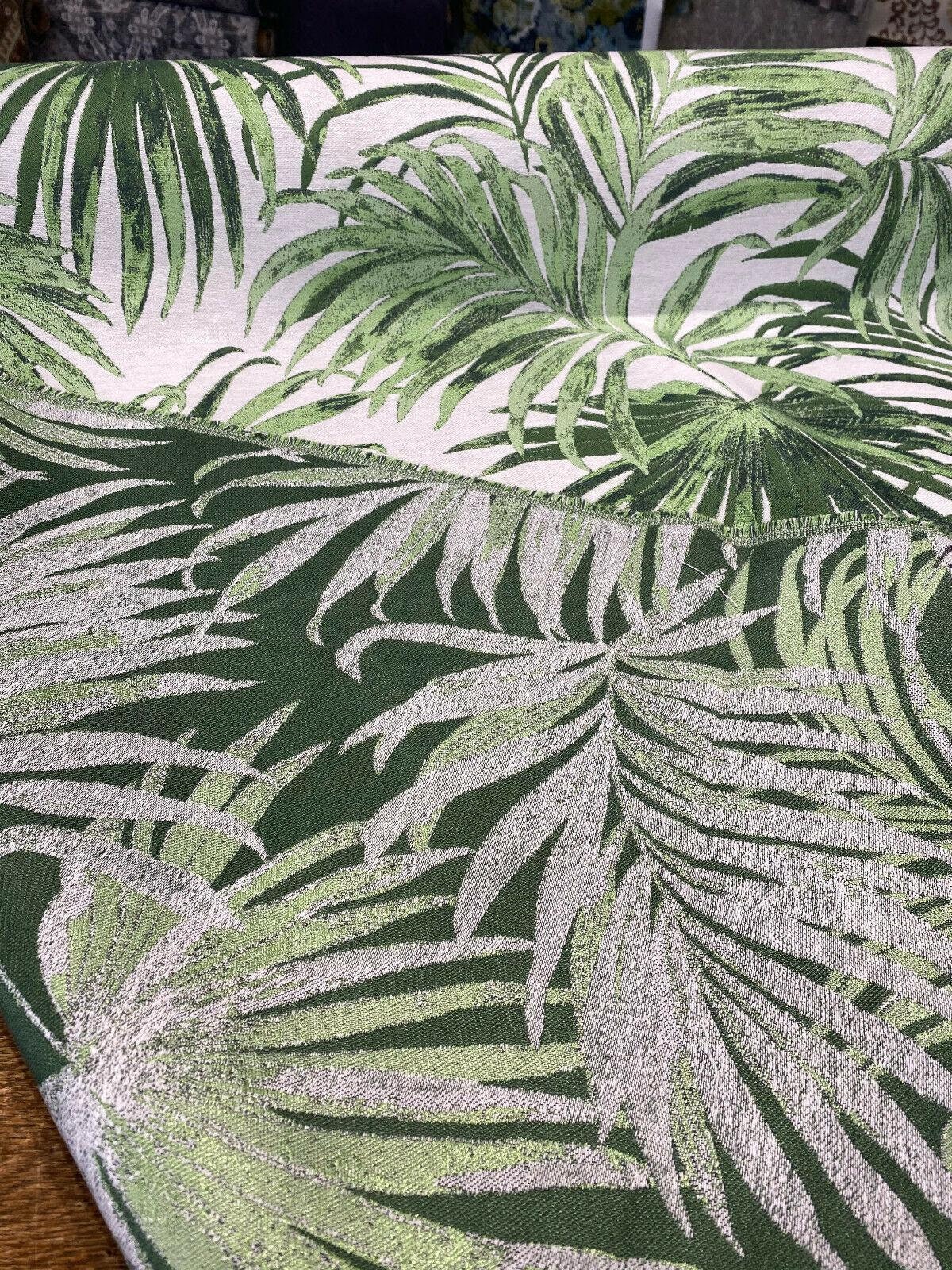 Tommy Bahama Jacquard Green Mojito Isle of Palm Fabric by the Etsy