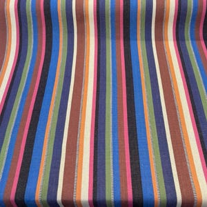 Pk Lifestyles Malabar Stripe Carnival Drapery Upholstery Fabric By The Yard