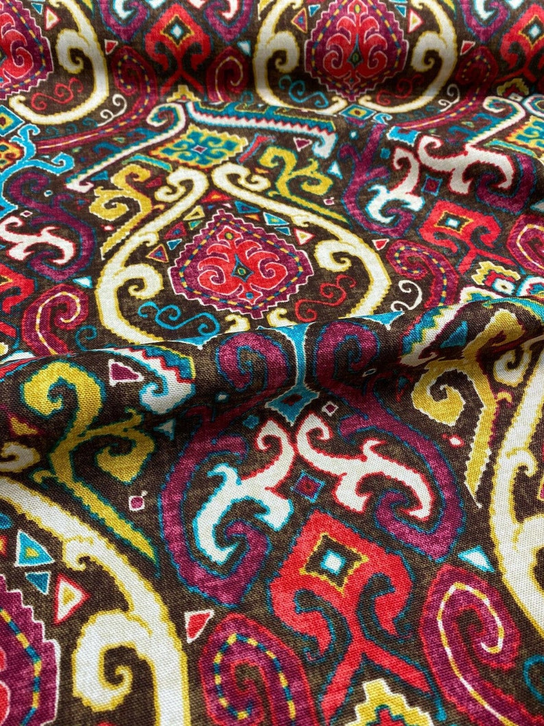 Waverly Ancient Echo Gem Fabric By The Yard Etsy