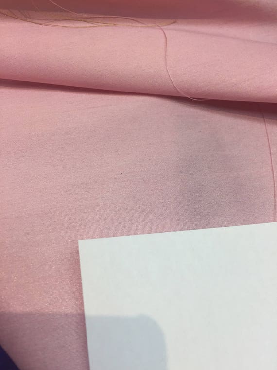 Light Pink Shantung Faux Silk Polyester Drapery Fabric By The Etsy