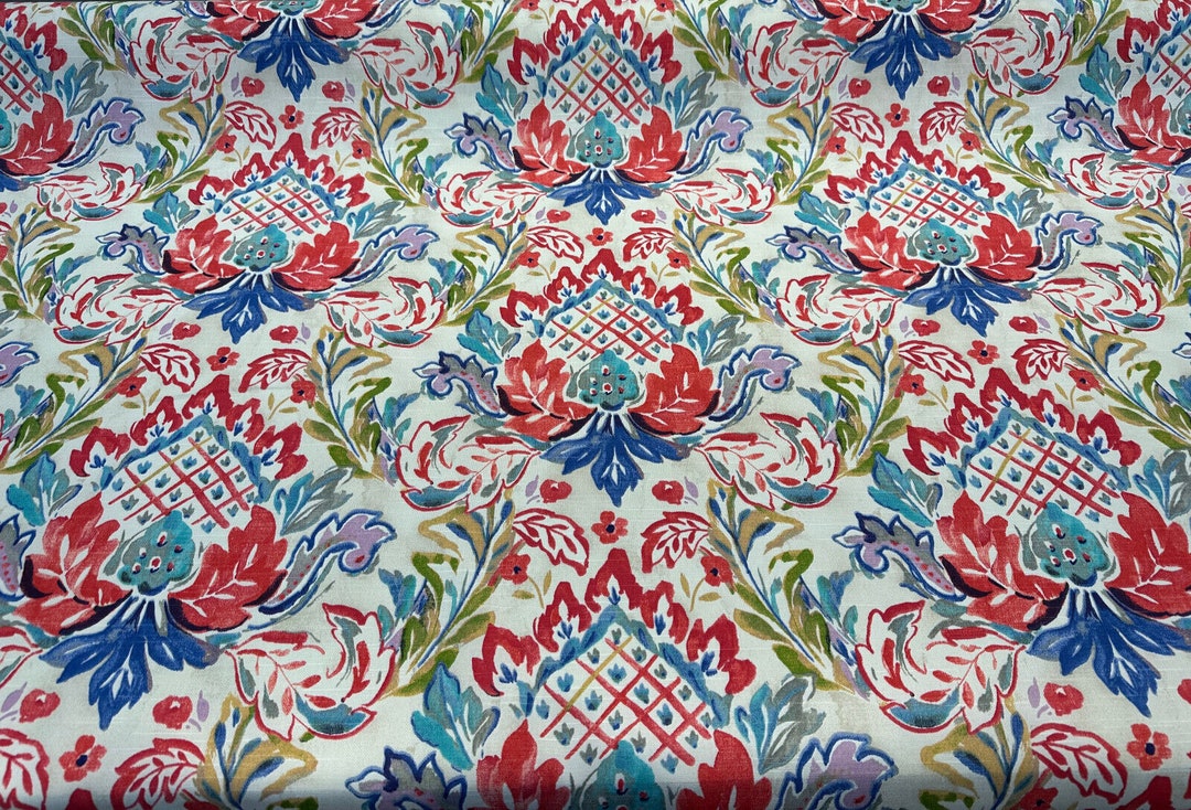 Waverly Confetti Flying Colors Drapery Upholstery Fabric by Etsy