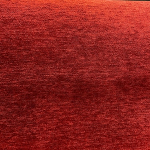 Cinnabar Red Faux Suede Fabric