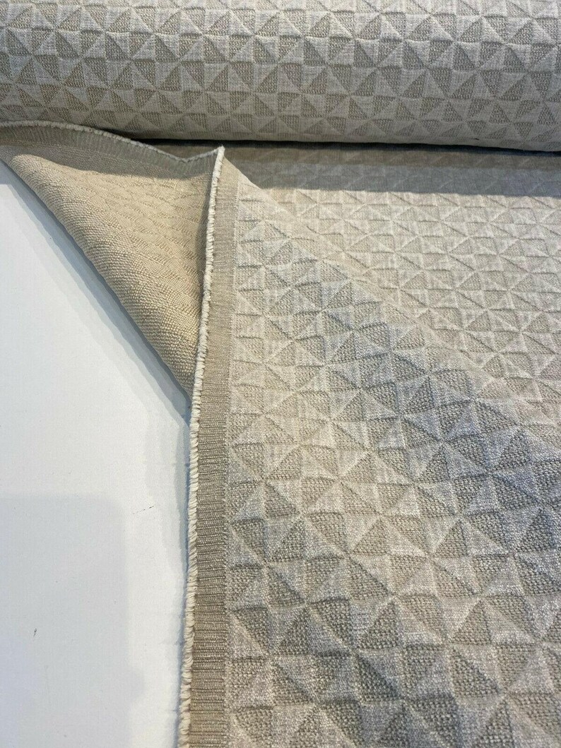 Macon Sand Soft Raised Chenille Mini Diamond Upholstery Fabric - Etsy