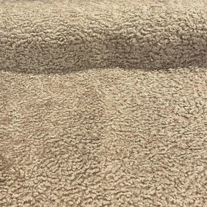 Italian Faux Sheepskin Gray Upholstery Fabric By The Yard