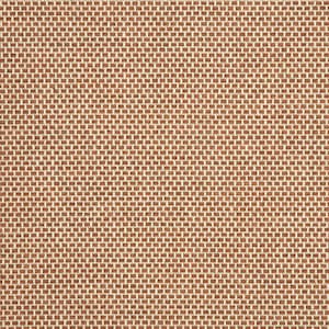 Könnte beinhalten: Nahaufnahme eines gewebten Stoffes mit sich wiederholendem Muster. Der Stoff ist eine Mischung aus braunen und cremefarbenen Fäden, die eine strukturierte Oberfläche erzeugen. Das Gewebe ist eng und gleichmäßig, was dem Stoff ein haltbares Aussehen verleiht.