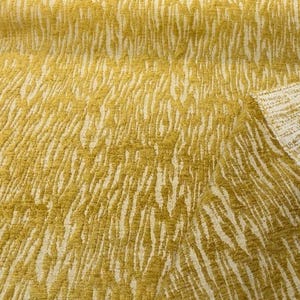 Mosley Gold Chenille Anthropologie Upholstery Fabric By The Yard image 1