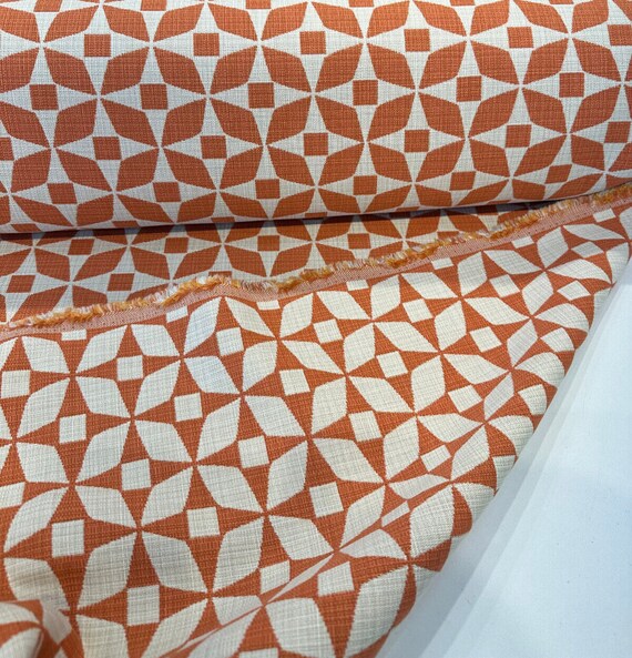 Marquee Paprika Dv Kap Solution Dyed Acrylic Outdoor Fabric by the Yard Etsy UK