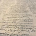 Waverly Scripted Writing Linen Indigo Fabric by the Yard - Etsy