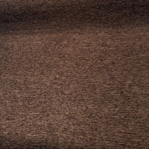 Brown Heavy Chenille Backed Upholstery Fabric by the yard