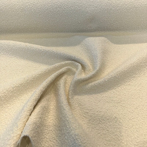 Robert Allen Heavy Boucle Ivory Upholstery Fabric By The Yard