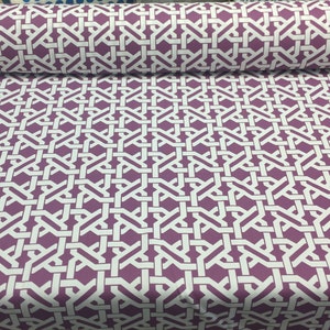 Mill Creek Haldor Purple indoor outdoor multi-purpose fabric by the yard