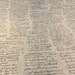 Waverly Scripted Writing Linen Indigo Fabric by the Yard - Etsy