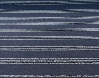 Sunbrella Runner Riverway Blue Stripe Outdoor Upholstery Fabric By The Yard