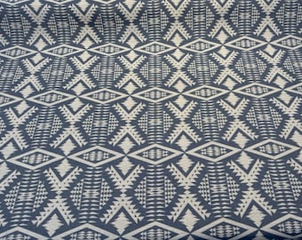 Sunbrella Diamond River Tonal Indigo Pendelton Upholstery Fabric By The Yard