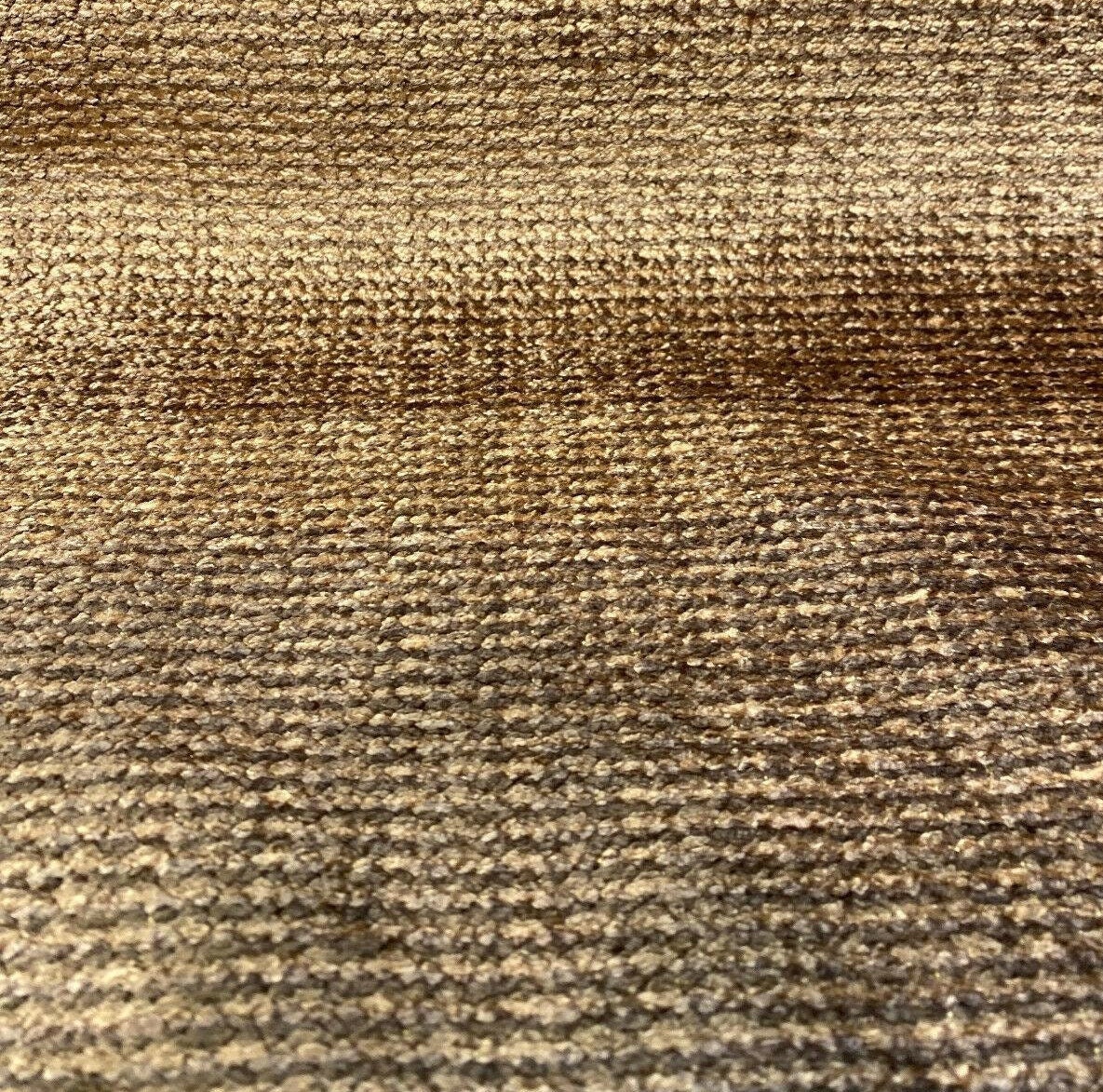 Omega Cocoa Golden Brown Soft Chenille Upholstery Fabric By The Yard