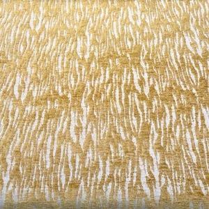Mosley Gold Chenille Anthropologie Upholstery Fabric By The Yard image 3