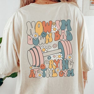 Down Bad Huilen in de sportschool | TTPD-T-shirt