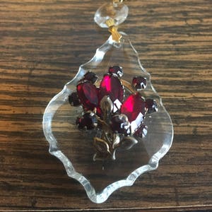 Ruby Crystal Pendant