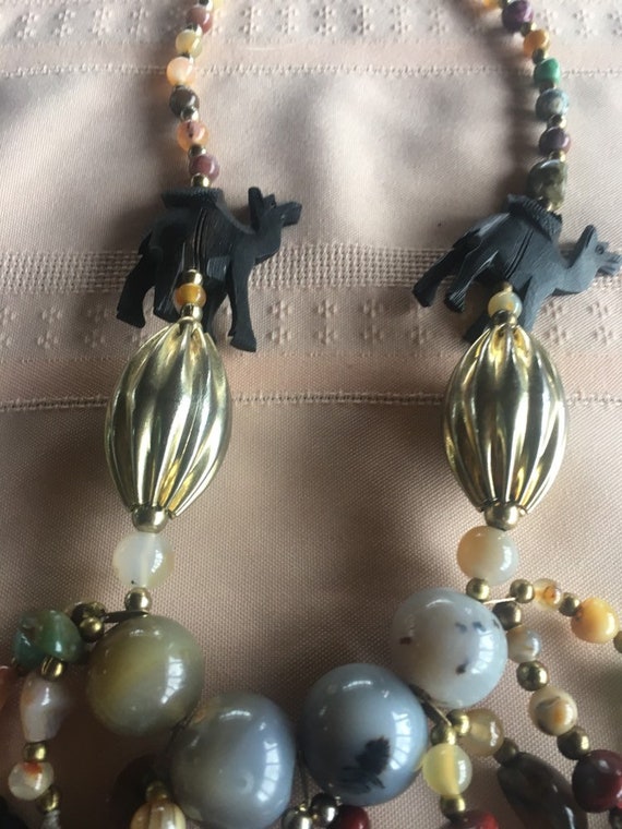 Semi Precious Stones Necklace; BoHo Style -Free S… - image 10