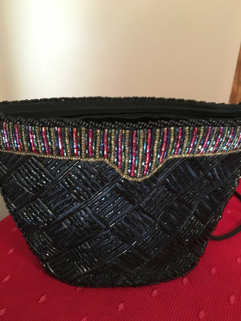 La Regale Beaded Evening Purse image 1