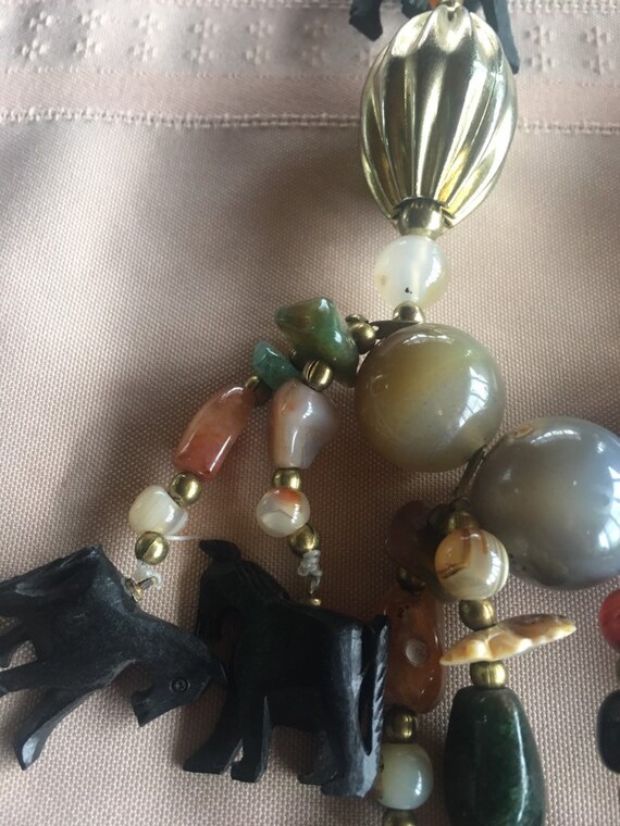 Semi Precious Stones Necklace; BoHo Style -Free S… - image 7