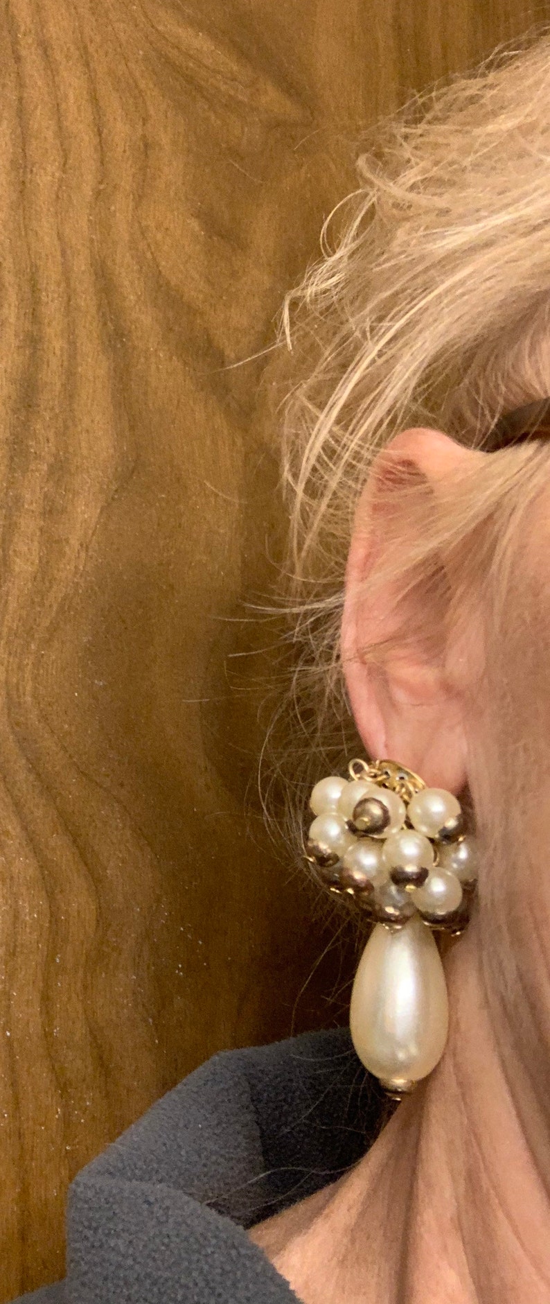 Cha-Cha Vintage Pearl Earrings