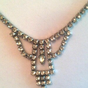 Rhinestone Necklace in an Unusual Setting
