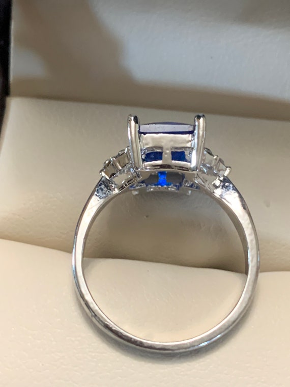 Dazzling Blue Crystal Ring - image 3