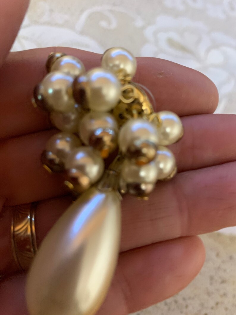 Cha-Cha Vintage Pearl Earrings
