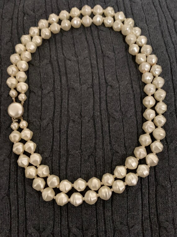 Baroque Pearls Signed Hong Kong Necklace