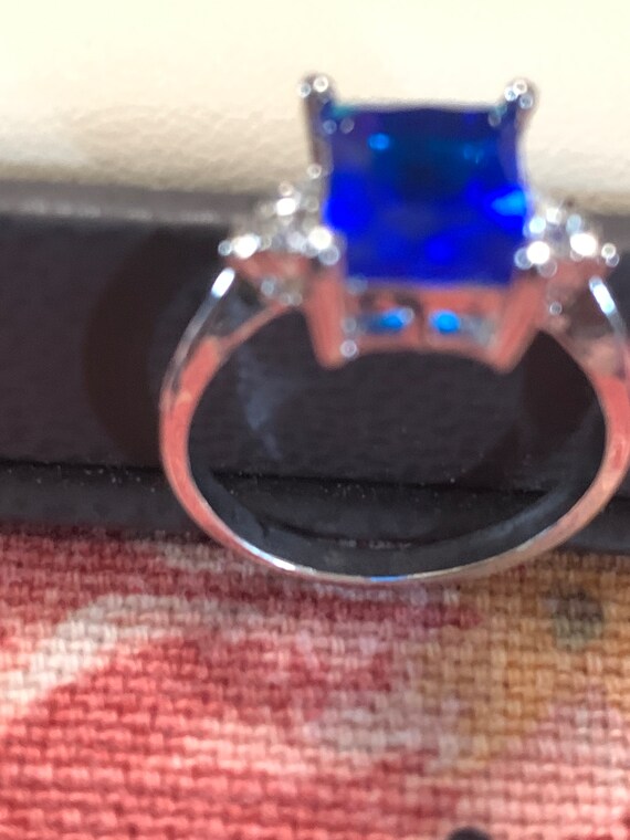Dazzling Blue Crystal Ring - image 5