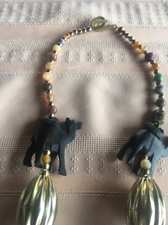 Semi Precious Stones Necklace; BoHo Style -Free S… - image 4