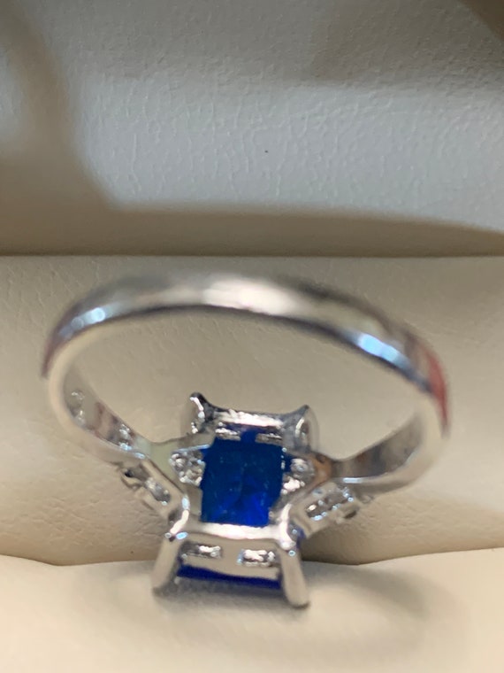 Dazzling Blue Crystal Ring - image 4