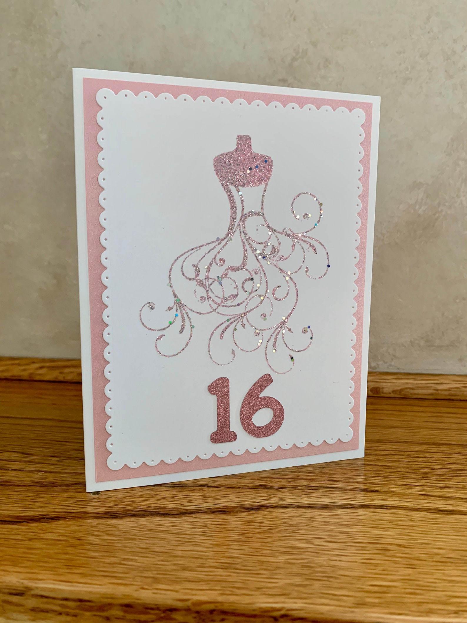 Sweet 16 Birthday Card 16th Birthday Card sweet 16 girl Birthday Card 