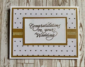 Wedding Card-Congratulations on your Wedding-Bride and Groom Card-Love Card-Wedding Congrats-Wedding Greeting Card-Blank Wedding Card