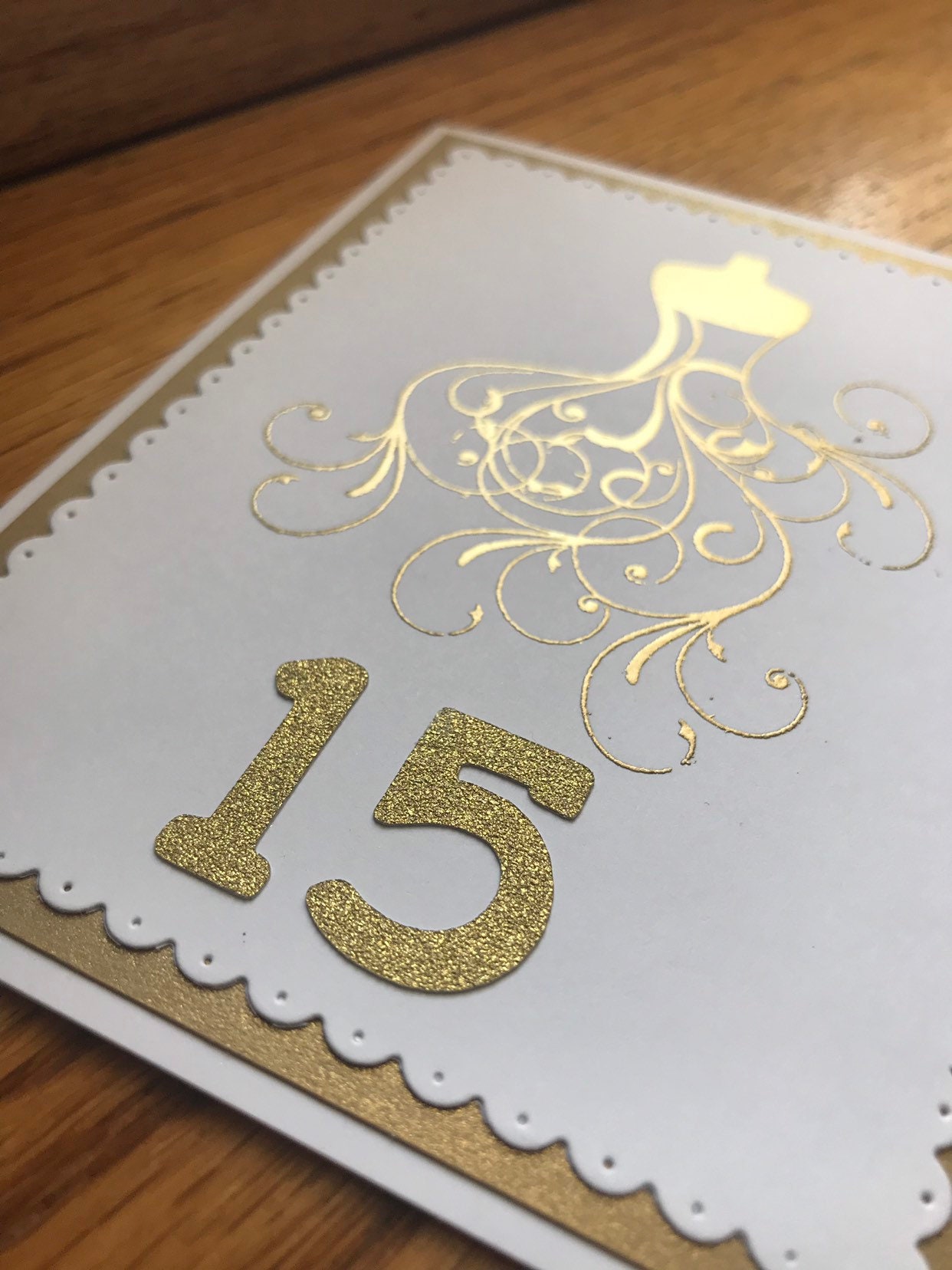 Quinceañera Cardquinceañera Birthday Cardsweet Etsy