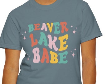 Beaver Lake Shirt, Beaver Lake Arkansas Shirt, Comfort COlors Shirt, Beaver Lake Retro Shirt, Groovy Graphic Lake Shirt