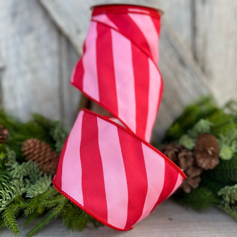 Candy Stripe Ribbon - Etsy