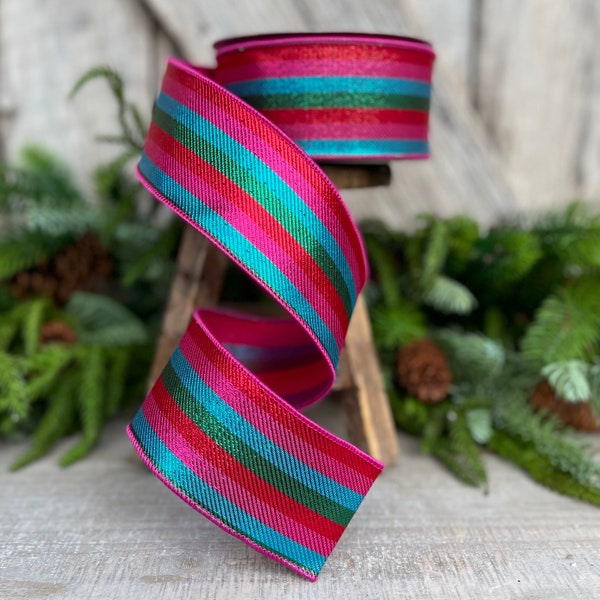 Candy Stripe Ribbon - Etsy