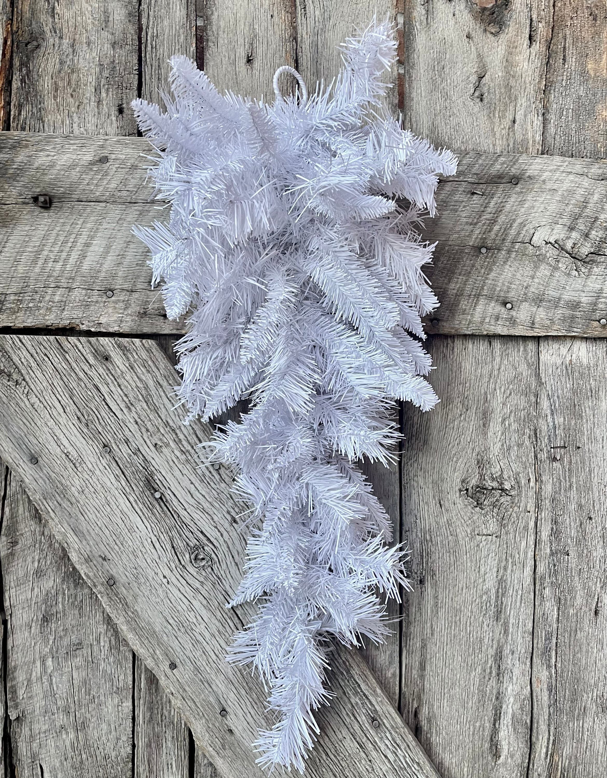 30 White Mixed Pine Teardrop, Swag Base, Teardrop Swag Work Form