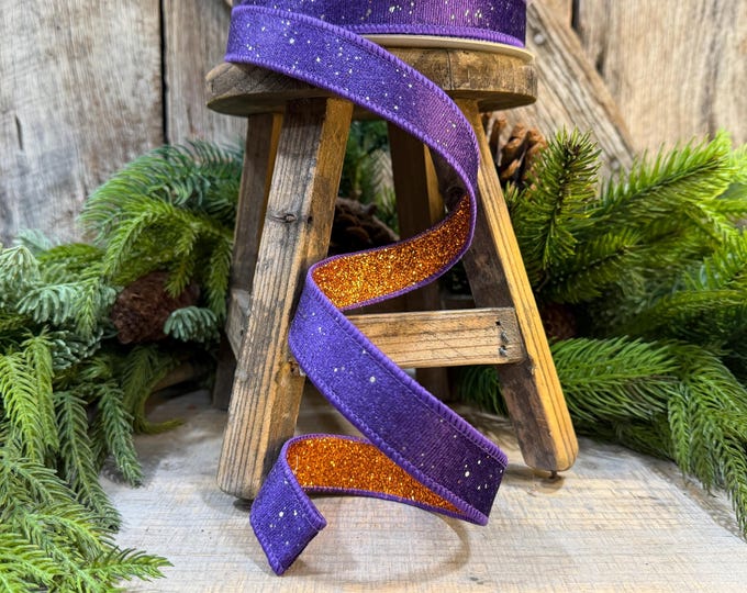1" Purple Ribbon, Halloween Ribbon