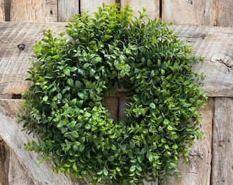 22" Eucalyptus Wreath, Artificial Greenery Wreath, 13576WR22
