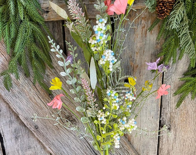 60919, 23" Spring Floral Spray, Floral Filler Supply, Wreath Supply, Floral Supply, Hand Tied Floral