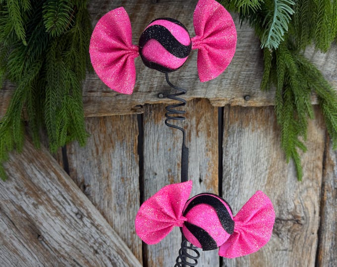 23" Pink Halloween Lollipop Spray, Halloween Floral Spray