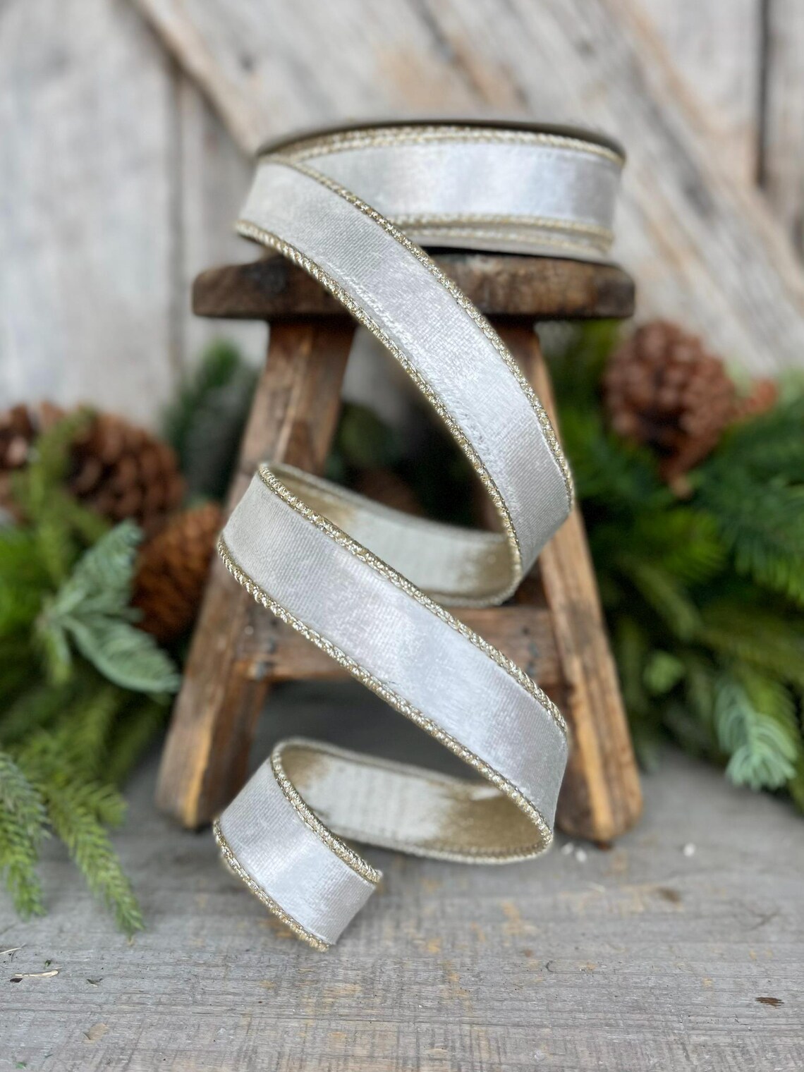Ivory White Ribbon 1